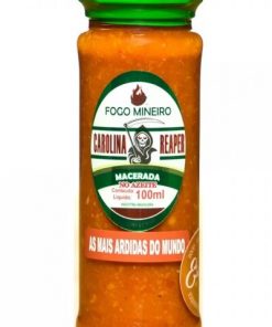 CAROLINA REAPER NO AZEITE 100ML FOGO MINEIRO