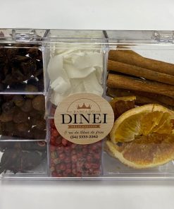 Caixa de Especiarias Acrílico Pequena