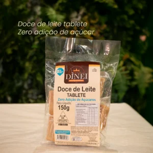 DOCE DE LEITE TABLETE ZERO DINEI 150G