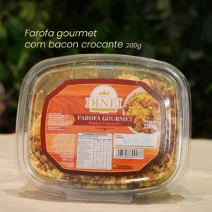 Farofa Gourmet Crocante Com Bacon Dinei 200G