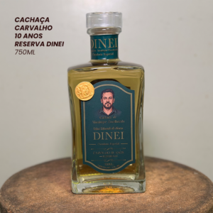 CACHAÇA CARVALHO 10 ANOS RESERVA DINEI 750ML